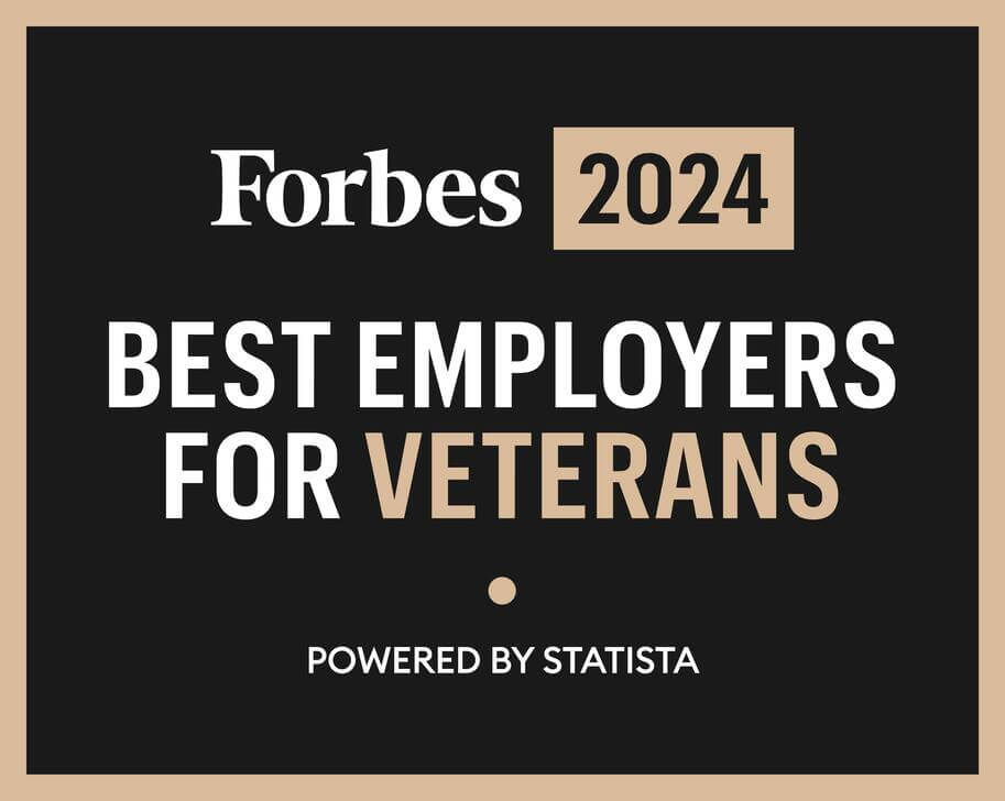 Forbes 2024 - Best Employers for Veterans - Powered by Statista